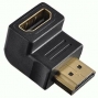 Переходник PERFEO угловой HDMI A вилка - HDMI A розетка
