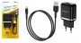 Сетевое зарядное устройство Borofone BA36A High Speed + кабель microUSB, 18 Вт, черный Луганск
