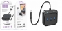 Переходник Hoco HB31 USB концентратор 4 в 1 Type-C to USB 3.0*4 (длина 0.2м) черный Луганск