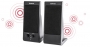 Акустическая 2.0 система Defender SPK-170 черный, 4 Вт, питание от USB