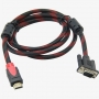 Кабель HDMI-VGA 1,5м в обмотке