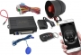 Универсальная автомобильная сигнализация Car Alarm 2 Way KD 3000 bluetooth APP с сиреной