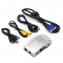 Конвертер VGA to AV RCA TV S-Video converter